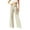 Beige, variant on DuoJiaJ Women's Casual Pants Wide Leg With Tie For Everyday Comfort And Versatility Wide Leg Casual Pants Women