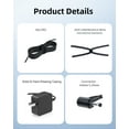 thumbnail image 4 of 19V 1.75A 33W 4.0mm*1.35mm Laptop Ac Adapter Charger for ASUS AR5B125 EXA1206CH ADP-33AW A EXA1206CH R515M AD890528 EXA1206EH F553MS F553M F553MA X553S X553SA X453SA X503SA R416S R416SA R515MA L402, 4 of 6