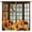 Autumn C, variant on Rustic Kitchen Curtains, Farmhouse Country Minimalism Kitchenware Short Curtain Sweet Home Watercolor Drapes for Dining Room Cafe, 2 Panel Set, 28x40in