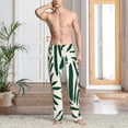 thumbnail image 4 of KLL Mens Pajama Pants for Men,Mens Lounge Pants,Funny Gifts for Men,Men's Pajama Bottoms Palm Branch With Leaves -X-Large, 4 of 5