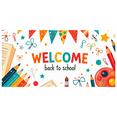 thumbnail image 3 of LUUFILx Welcome Back to School Banner Backdrop for Classroom Decor Kids Event Background Party Decorations School Supplies Photography Props Backdrop Banner, 3 of 8
