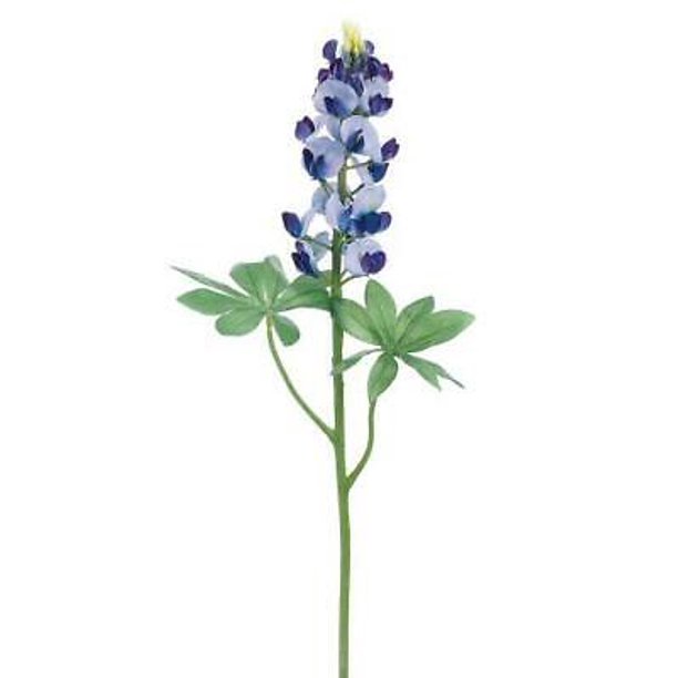 1PK Faux Flower in Blue, HomeSilk Flowers