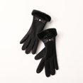 thumbnail image 1 of Guantes de invierno para mujer, mensajes de texto con pantalla táctil, forro cálido, guantes para clima frío, regalos de Navidad, guantes para clima frío, lindo gato, 1 of 5