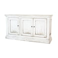 thumbnail image 5 of Benjara Miy Sideboard Buffet Cabinet- 3 Door- Antique White Pine Wood 65 Inch, 5 of 5