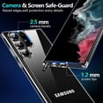 thumbnail image 5 of Crystal Clear Designed for Samsung Galaxy S22 Ultra Case,[Anti-Yellowing][Military Grade Drop-Proof] Slim Fit Soft TPU + PC Shockproof Case-Clear, 5 of 7