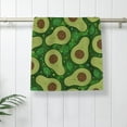 thumbnail image 4 of Sigee Big Colorful Avocados Print Superfine Fiber Towel Soft, Absorbent, Essential for Home and Travel ,Bath Sheets Bathroom Hand Towel 27.5x16 inches, 4 of 8