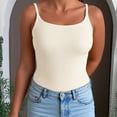 thumbnail image 4 of BUIGTTKLOP Tank Tops for Women Square Neck Spaghetti Strap Camisole Tops Summer Basic Cami Shirts, 4 of 6