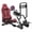 Winered(W/Monitor Stand), variant on GTPLAYER Racing Simulator Cockpit Alloy Steel Adult Gaming Chair with Bluetooth Speakers, Red/Black
