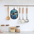 thumbnail image 5 of Naloa Watercolor Turtle Silicone Pot Holders, Oven Mitts Heat Resistant Hot Pads, Non Slip Pot Holder for Kitchen Baking and Cooking 9.4 x 7.5 Inches, 5 of 7