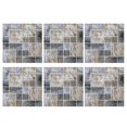 thumbnail image 3 of 6 uds azulejos impermeables pegatinas de pared de mosaico decoración adhesiva de cocina (MSC034) JShteea Libre de BPA, 3 of 6
