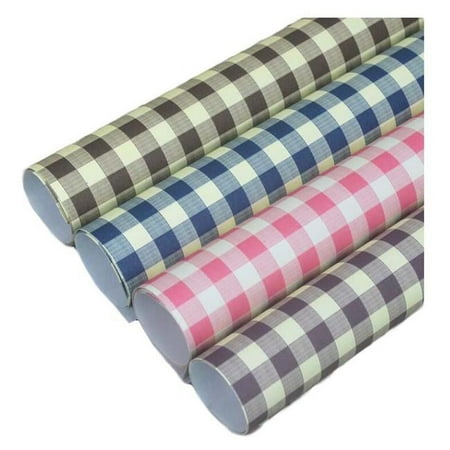 Panda Superstore 29.5 x 20.5 in. Checked Birthday Holiday Gift Wrapping Paper, Multi Color - 10 per Roll