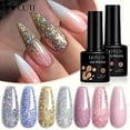 thumbnail image 2 of LILYCUTE 7ML Gel esmalte de uñas brillante Nail Art Vernis Semi permanente lentejuelas Soak Off UV Gel polaco colorido uñas Gel Esmalte Dengxun unisex, 2 of 2