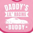 thumbnail image 4 of Inktastic Daddys Lil Racing Buddy Boys or Girls Baby Bib, 4 of 4