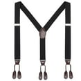thumbnail image 3 of Men's Adjustable Y-Back Elastic Suspenders Braces Work Button End Suspender, 3 of 6