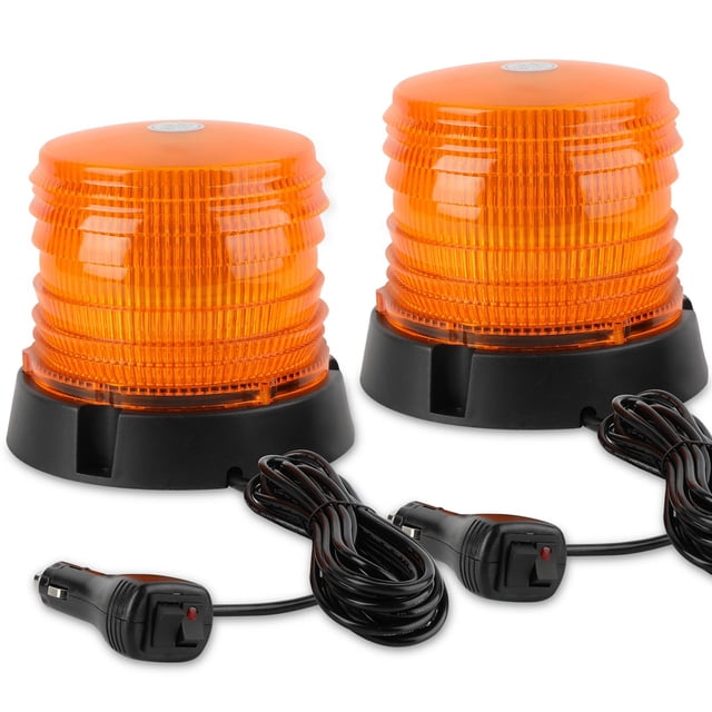Faros LED de advertencia ASPL 60 LED ámbar de 12 V-24 V