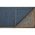 thumbnail image 3 of Feizy Theo Modern Solid, Blue/Tan, 10' x 14' Area Rug Reversible Stain Resistant Fade Resistant Casual Design Carpet for Living Dining Bed Room, 3 of 8