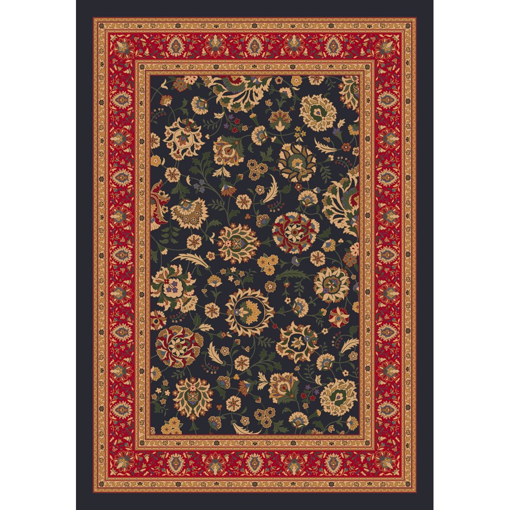 Milliken Pastiche Area Rug AYDIN EBONY Aydin Ebony Scrolls Repeat