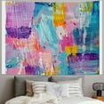 thumbnail image 2 of Orinice Paint Strokes Tapestry Wall Hanging Unique Style Graphic for Home Decor Living Room Bedroom Apartment 40x60inch, 2 of 6
