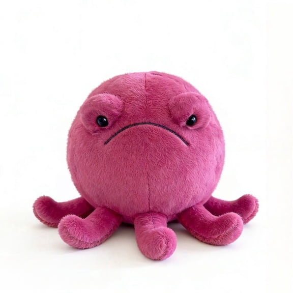 International Selection Octopus and Bull Plush Toys Ultra Soft 1 Pack Mini 6.3 Inch