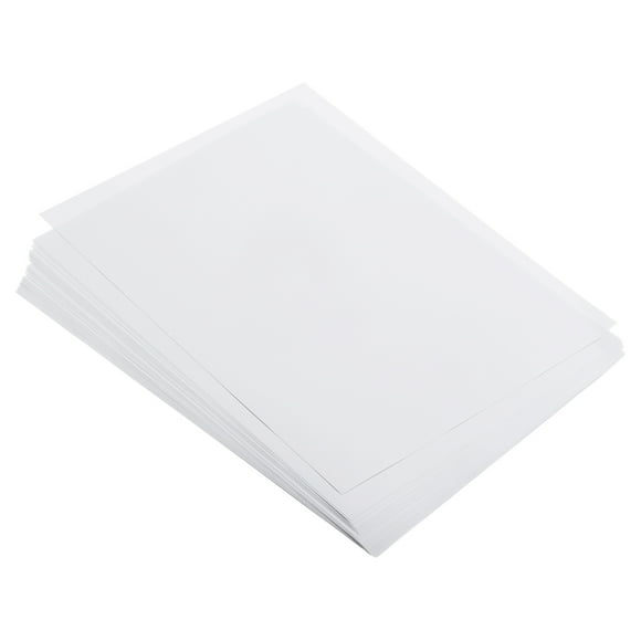 Papel de copia de colores Uxcell 8.3x5.8" 80gsm Blanco 25 hojas