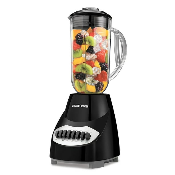 Black & Decker Crush Master 10 Speed Black Blender Black