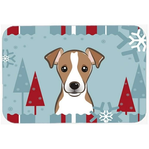 Carolines Treasures  Winter Holiday Jack Russell Terrier Mouse Pad
