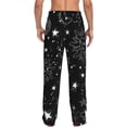 thumbnail image 3 of Goofa Space Galaxy Printed Soft Pajama Pants for Men, Wide Leg Comfy Casual Lounge Yoga Pants-X-Large, 3 of 9