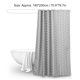 thumbnail image 4 of Cortina de Ducha Tela de Poliéster Conjunto de Cortina de Ba?o Rayas Impermeables a Prueba de Moho Cortinas de Ba?o con Ganchos para Colgar(180 * 200CM) Ducha Ba?o Cortina Spptty suministros de baño, 4 of 7