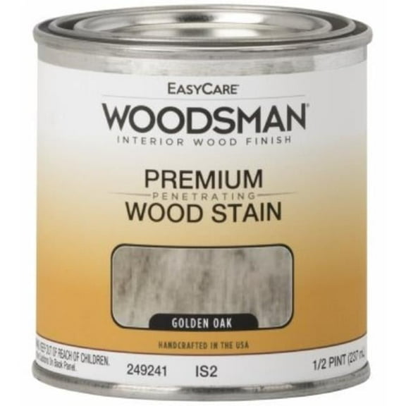 0.5 Pint Easycare Woodsman Oil Base Interior Stain, Golden Oak