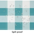 thumbnail image 5 of Oval Tablecloth Green Checkered Tablecloth, Modern Plaid Oval Tablecloth, Checkered Tablecloth, Indoor/Outdoor Waterproof Wrinkle Free Durable Green Gingham Tablecloth For Oval Tables 60 X 120 In, 5 of 6