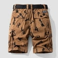 thumbnail image 3 of WREESH Men's Cargo Shorts Plus Size Cargo Shorts Multi-Pockets Relaxed Summer Beach Short Pants Outdoor Workout Shorts Coffee, 3 of 4