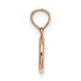 thumbnail image 2 of 14K Rose Gold Polished Finish 3-D Peace Symbol Charm Pendant, 2 of 5