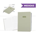 thumbnail image 4 of Agenda Diaria Koovi 2026 con 160 Hojas A5, Pasta Dura, Secciones de Notas, Directorio y Vista Anual - Compacta y Elegante, Ideal para la Organización y Planificación Diaria (Verde Pastel), 4 of 6