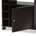 thumbnail image 5 of Pemberly Row Mobile Home Bar Cabinet in Dark Brown, 5 of 5