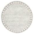 thumbnail image 2 of SAFAVIEH Abstract Augustine Geometric Wool Area Rug, Ivory/Gray, 6' x 6' Round, 2 of 10