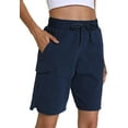 thumbnail image 5 of Women's Hiking Cargo Shorts Quick Dry Lightweight Shorts for Travel Athletic, 5 of 12