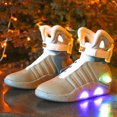 thumbnail image 1 of Mag Back to the Future Light Up Grey Trainers Shoes, All Sizes NEW_Special Gift, 1 of 5