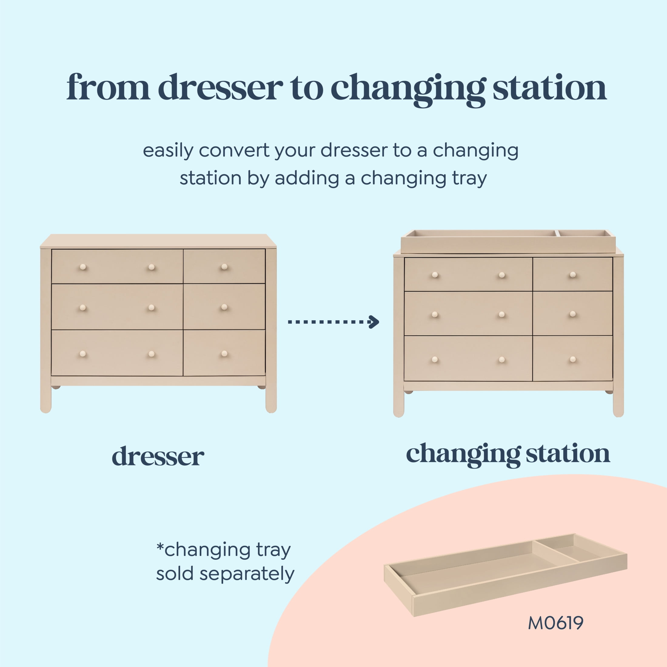 Carter's Marisol 6-Drawer Dresser
