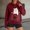 A_Wine, variant on XPMWRP Cute Cat Sweatshirt for Women Casual Graphic Hoodie Fashion Animal Print Long Sleeve Pullover Oversized Tops Hot Pink XL