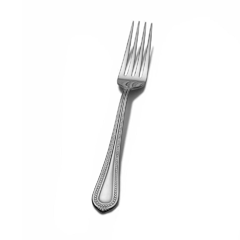 Mikasa Regent Bead 18/10 Stainless Steel Dinner Fork - 8.25 Inch, Dishwasher Safe