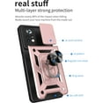 thumbnail image 2 of Case for Xiaomi Poco X4 Pro 5G with Slide Camera Cover, Heavy Duty Military Grade Protection Phone Case Built-in 360° Rotate Ring Stand for Xiaomi Poco X4 Pro 5G SJ Gold, 2 of 8