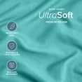 thumbnail image 5 of Bare Home Pillowcase Set - Premium 1800 Collection - Double Brushed - Ultra Soft - Standard Size, Turquoise, 2 Count, 5 of 8