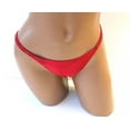 thumbnail image 3 of Victoria's Secret Red Naughty Nice Ribbon Tie Shine Strap Open Back Panty Small NWT, 3 of 4