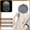 thumbnail image 2 of Duslogis 3 Pcs Makeup Protector Hood Protects Hair and Make up Nylon Chiffon Light Airy Makeup Hood Zipper Closure Face Cover Washable Hair Net Face Mask Cover for Women Beauty Weddings(White), 2 of 7