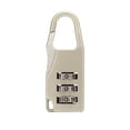 thumbnail image 1 of Clearance! Delayuji Furniture Protection 3 Digit Combination Locks Set Small Padlock Combination Lock for Luggage Padlock for Suitcase One Size Silver, 1 of 4