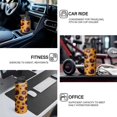 thumbnail image 3 of Leopard Print Insulated Stainless Steel Water Bottle with Straw & Cleaning Brush – 18 Oz | Leakproof, BPA-Free, 304 Stainless Steel, Wide Mouth, Travel Mug for Car, Gym, Office, 3 of 5