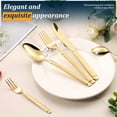 thumbnail image 2 of EDI Silver Disposable Plastic Cutlery 160 Piece, 2 of 10