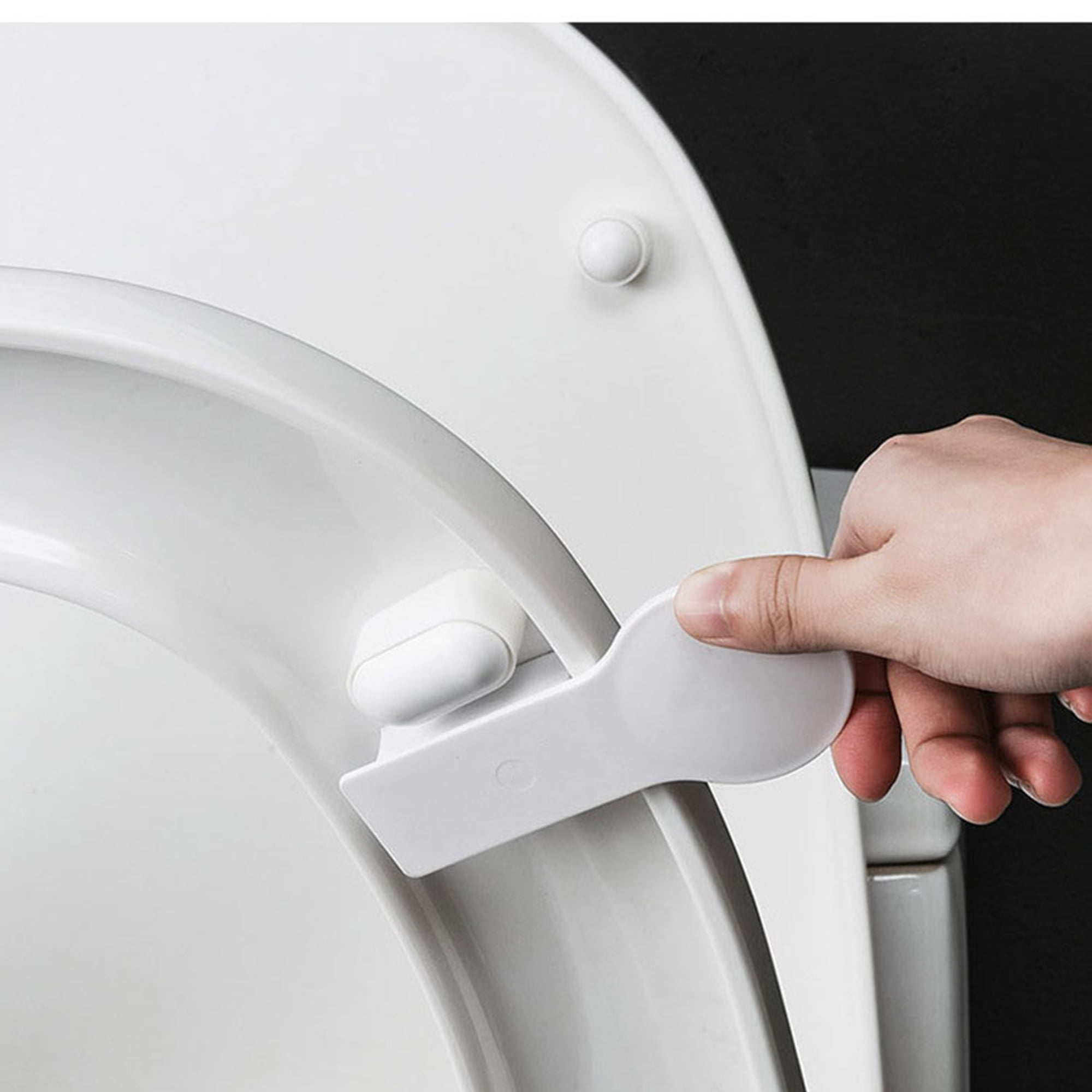 BJ Details about   1pc Foldable Toilet Seat Cover Lifter Sanitary Closestool Seat Cover Handle 