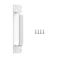thumbnail image 1 of Manija de puerta de instalación con tornillos Manija de puerta Tiradores de cajón de metal de aleación de aluminio para Plata, 1 of 9