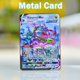 thumbnail image 5 of Card Metal Letters Gold Iron Playing Cards Gengar Vmax Rayquaza Charizard Pikachu Vstar Anime Game Gift Kid Toys, 5 of 5